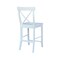 International Concepts X-Back Counter Height Stool, 24" Seat Height, White S08-6132 - alternate 10